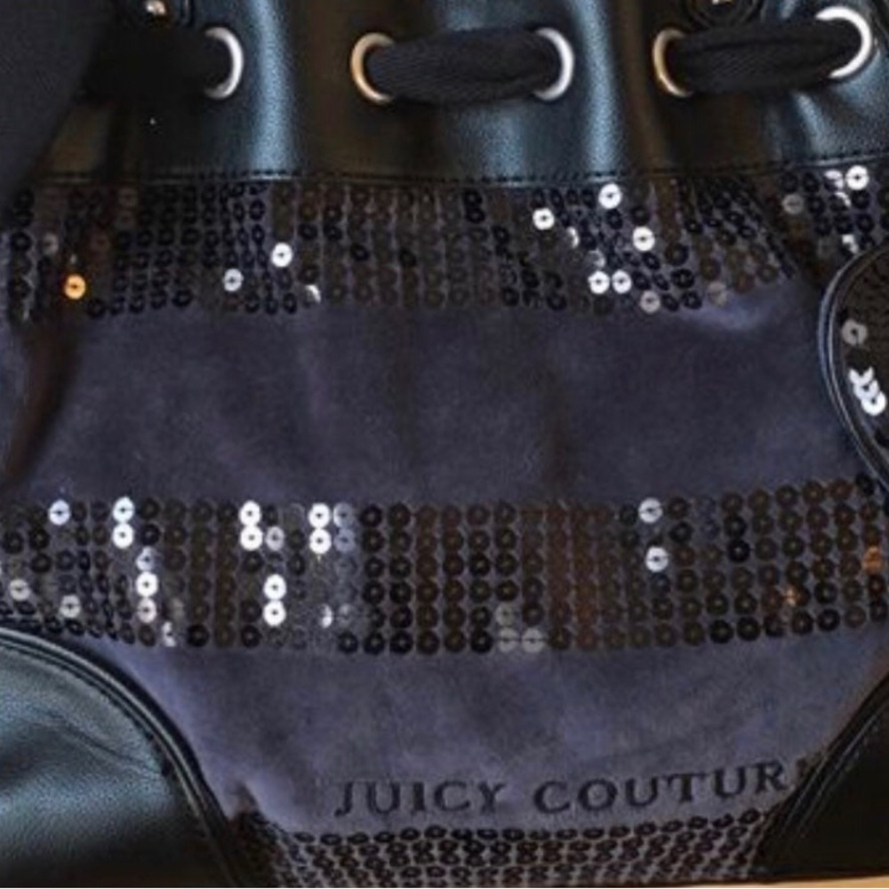 Juicy Couture velour sequin purse